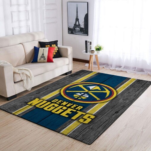 Denver Nuggets Living Room Area Rug