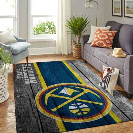 Denver Nuggets Living Room Area Rug