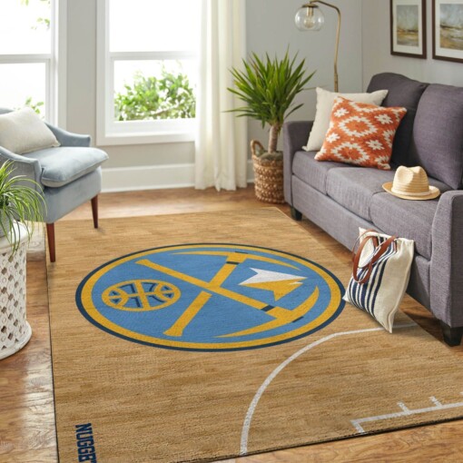 Denver Nuggets Living Room Area Rug