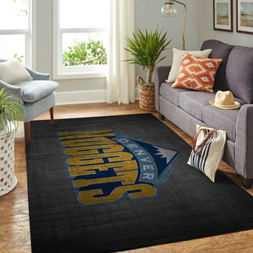 Denver Nuggets Living Room Area Rug