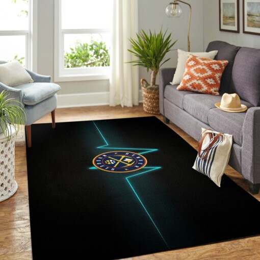 Denver Nuggets Living Room Area Rug