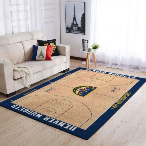 Denver Nuggets Living Room Area Rug