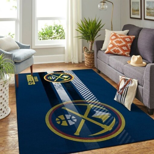 Denver Nuggets Living Room Area Rug