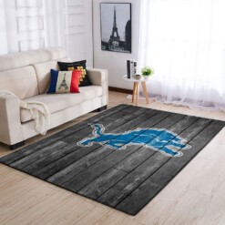 Detroit Lions Living Room Area Rug