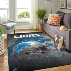 Detroit Lions Living Room Area Rug