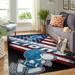 Detroit Lions Living Room Area Rug