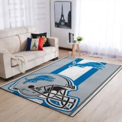 Detroit Lions Living Room Area Rug