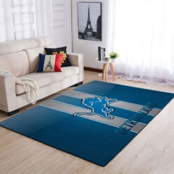 Detroit Lions Living Room Area Rug