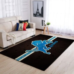 Detroit Lions Living Room Area Rug