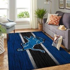 Detroit Lions Living Room Area Rug