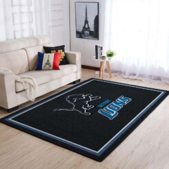 Detroit Lions Living Room Area Rug