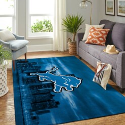 Detroit Lions Living Room Area Rug