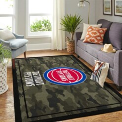 Detroit Pistons Living Room Area Rug