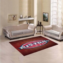 Detroit Pistons Living Room Area Rug