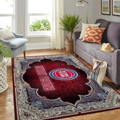 Detroit Pistons Living Room Area Rug