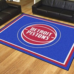 Detroit Pistons Living Room Area Rug