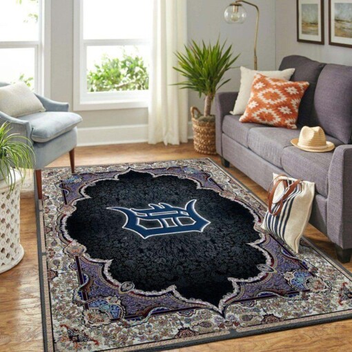 Detroit Tigers Living Room Area Rug