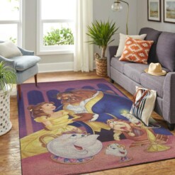 Disney Beauty And The Beast Living Room Area Rug