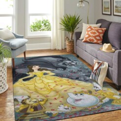 Disney Beauty And The Beast Living Room Area Rug