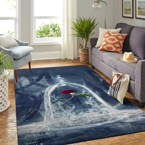 Disney Beauty And The Beast Living Room Area Rug