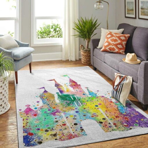 Disney Castle Living Room Area Rug