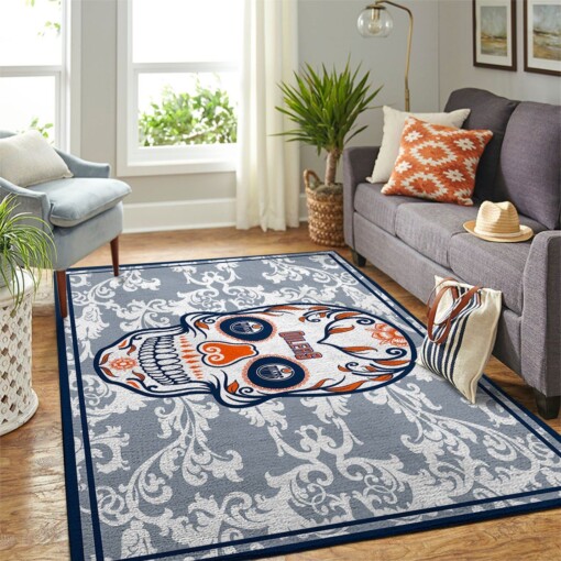 Edmonton Oilers Living Room Area Rug