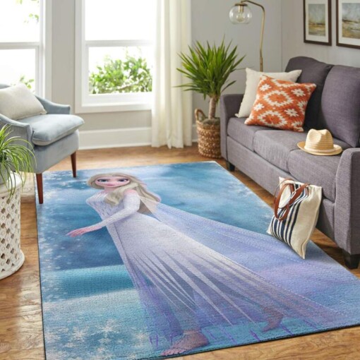 Elsa Frozen Living Room Area Rug