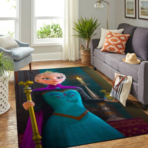 Elsa Frozen Living Room Area Rug