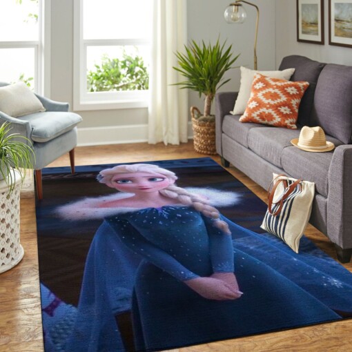 Elsa Frozen Living Room Area Rug