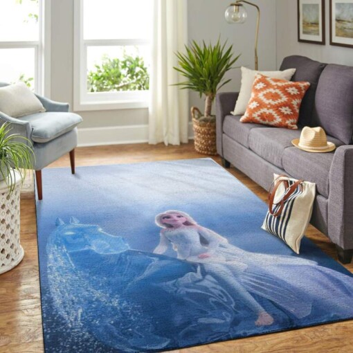 Elsa Frozen Living Room Area Rug