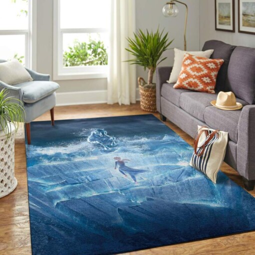 Elsa Frozen Living Room Area Rug