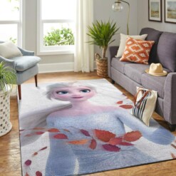 Elsa Frozen Living Room Area Rug