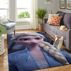 Elsa Frozen Living Room Area Rug