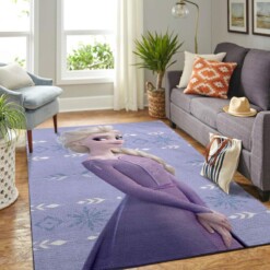 Elsa Frozen Living Room Area Rug