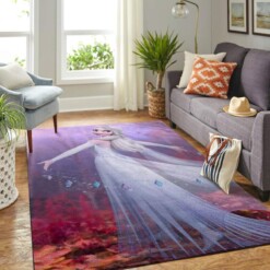 Elsa Frozen Living Room Area Rug