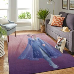 Elsa Frozen Living Room Area Rug