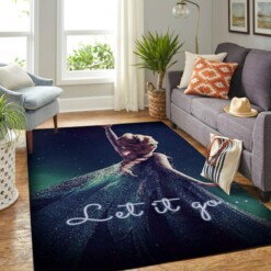 Elsa Frozen Living Room Area Rug