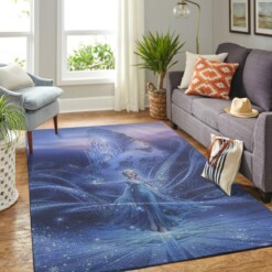 Elsa Frozen Queen Living Room Area Rug