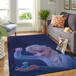 Elsa Frozen Queen Living Room Area Rug