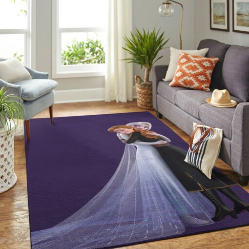 Frozen Elsa  Anna Living Room Area Rug