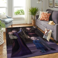 Frozen Royal Family Living Room Area Rug