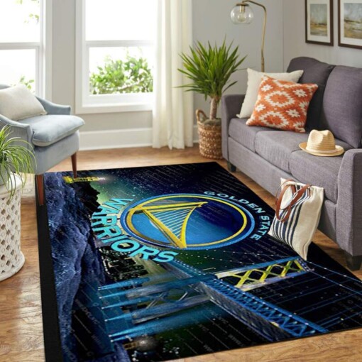 Golden State Warriors Living Room Area Rug