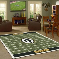 Green Bay Packers Living Room Area Rug