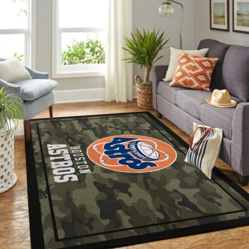 Houston Astros Living Room Area Rug