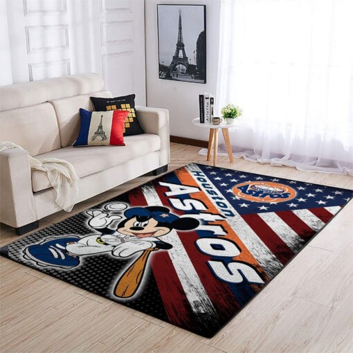 Houston Astros Living Room Area Rug