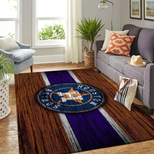 Houston Astros Living Room Area Rug