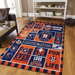 Houston Astros Living Room Area Rug