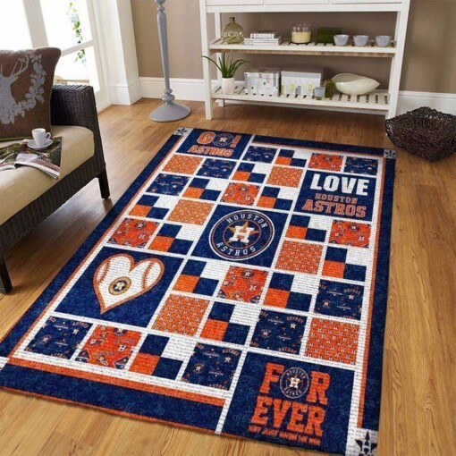 Houston Astros Living Room Area Rug