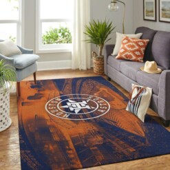 Houston Astros Living Room Area Rug