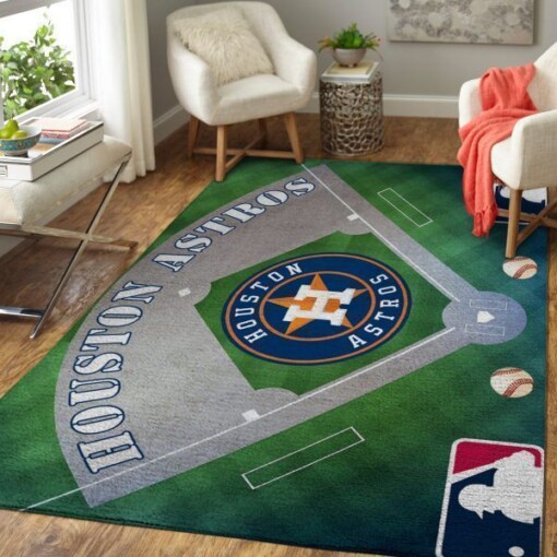 Houston Astros Living Room Area Rug